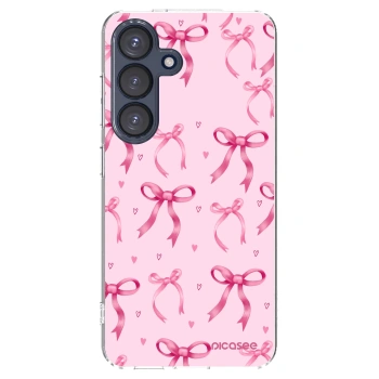 Picasee silikónový prehľadný obal pre Samsung Galaxy S25 5G - Bow Aesthetic