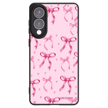 Picasee silikónový čierny obal pre Samsung Galaxy S25 Edge 5G - Bow Aesthetic