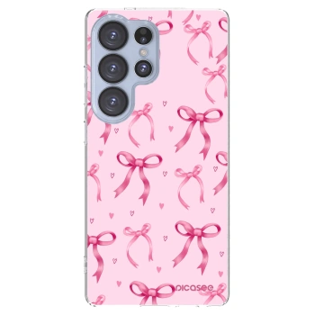 Picasee silikónový prehľadný obal pre Samsung Galaxy S25 Ultra 5G - Bow Aesthetic