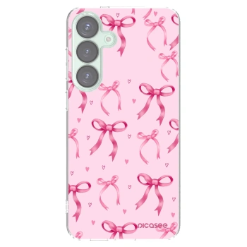 Picasee silikónový prehľadný obal pre Samsung Galaxy S25+ 5G - Bow Aesthetic