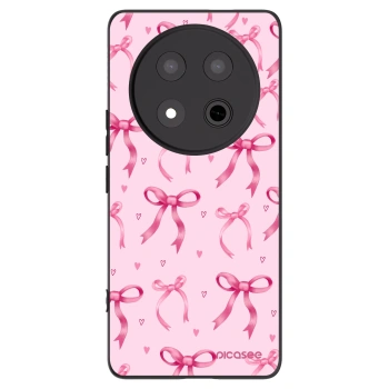 Picasee silikónový čierny obal pre Honor Magic7 Lite 5G - Bow Aesthetic