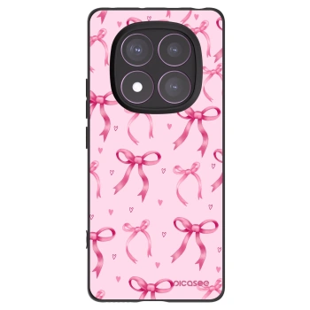 Picasee silikónový čierny obal pre Xiaomi Redmi Note 14 Pro 4G - Bow Aesthetic
