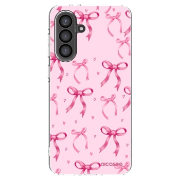 Picasee silikónový prehľadný obal pre Samsung Galaxy A56 5G A566B - Bow Aesthetic
