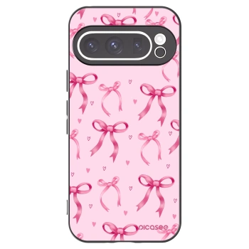 Picasee silikónový čierny obal pre Google Pixel 9 Pro - Bow Aesthetic