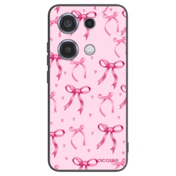 Picasee silikónový čierny obal pre Xiaomi Redmi Note 14S - Bow Aesthetic