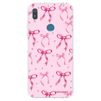Picasee silikónový prehľadný obal pre Huawei Y6 2019 - Bow Aesthetic