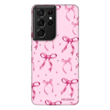 Picasee Fashion Case pre Samsung Galaxy S21 Ultra 5G G998B - Bow Aesthetic