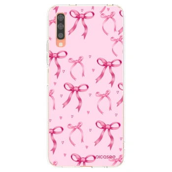 Picasee silikónový prehľadný obal pre Samsung Galaxy A70 A705F - Bow Aesthetic