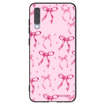 Picasee silikónový čierny obal pre Samsung Galaxy A70 A705F - Bow Aesthetic