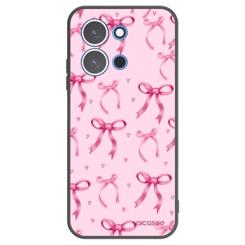 Picasee silikónový čierny obal pre Xiaomi Redmi 15C 4G - Bow Aesthetic