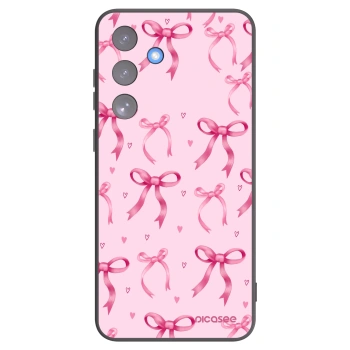 Picasee silikónový čierny obal pre Samsung Galaxy S25 FE 5G - Bow Aesthetic