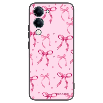 Picasee silikónový čierny obal pre Vivo Y29s 5G - Bow Aesthetic