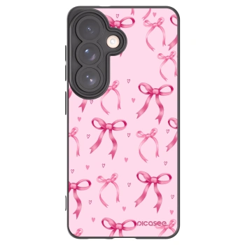 Picasee silikónový čierny obal pre Samsung Galaxy S26 - Bow Aesthetic