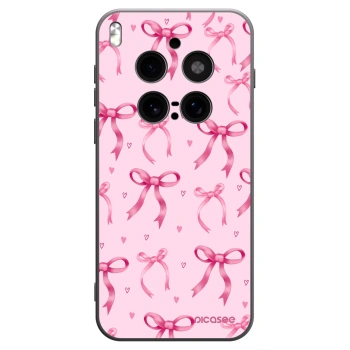 Picasee silikónový čierny obal pre Vivo X300 Pro - Bow Aesthetic