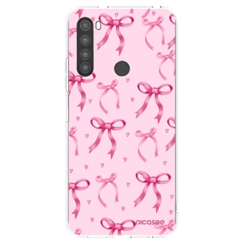 Picasee silikónový prehľadný obal pre Xiaomi Redmi Note 8 - Bow Aesthetic