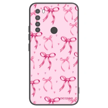 Picasee silikónový čierny obal pre Xiaomi Redmi Note 8 - Bow Aesthetic