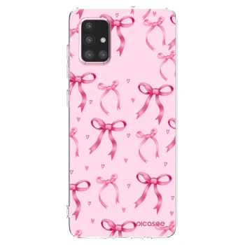 Picasee silikónový prehľadný obal pre Samsung Galaxy A71 A715F - Bow Aesthetic