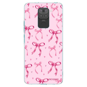 Picasee silikónový čierny obal pre Xiaomi Redmi Note 9 - Bow Aesthetic