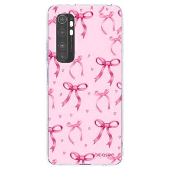 Picasee silikónový prehľadný obal pre Xiaomi Mi Note 10 Lite - Bow Aesthetic