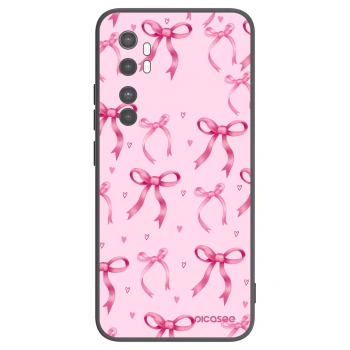Picasee silikónový čierny obal pre Xiaomi Mi Note 10 Lite - Bow Aesthetic