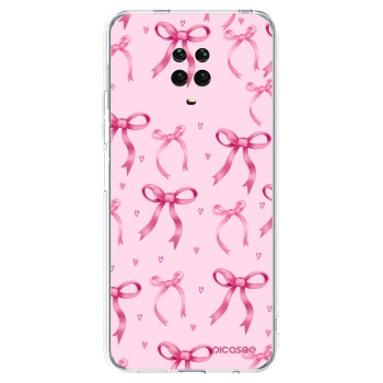 Picasee silikónový prehľadný obal pre Xiaomi Redmi Note 9S - Bow Aesthetic