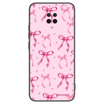 Picasee silikónový čierny obal pre Xiaomi Redmi Note 9S - Bow Aesthetic