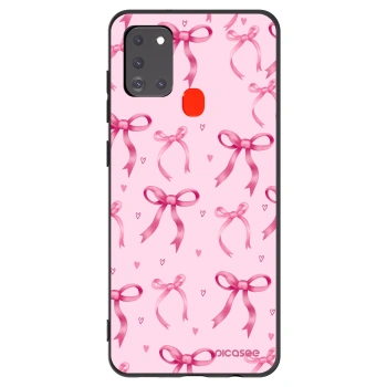 Picasee silikónový čierny obal pre Samsung Galaxy A21s - Bow Aesthetic