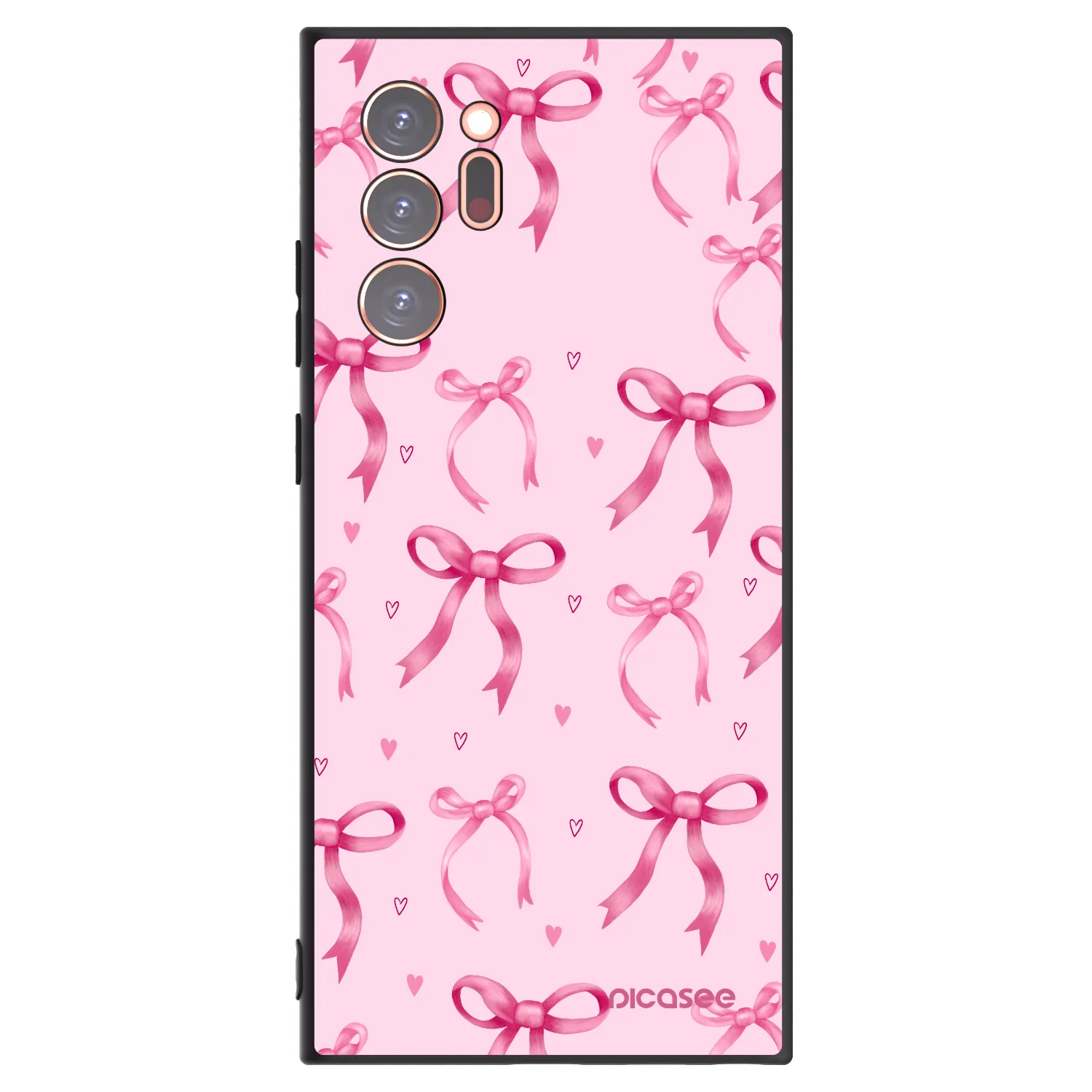 Picasee silikónový čierny obal pre Samsung Galaxy Note 20 Ultra - Bow Aesthetic