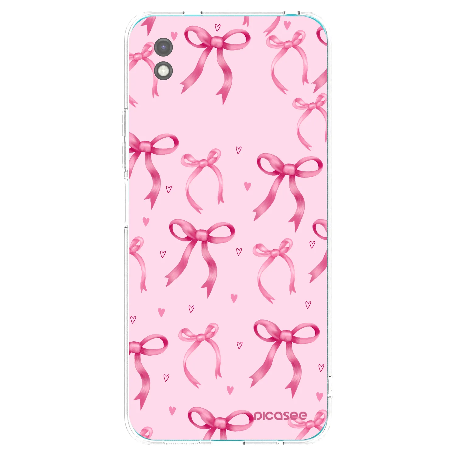 Picasee silikónový čierny obal pre Xiaomi Redmi 9A - Bow Aesthetic