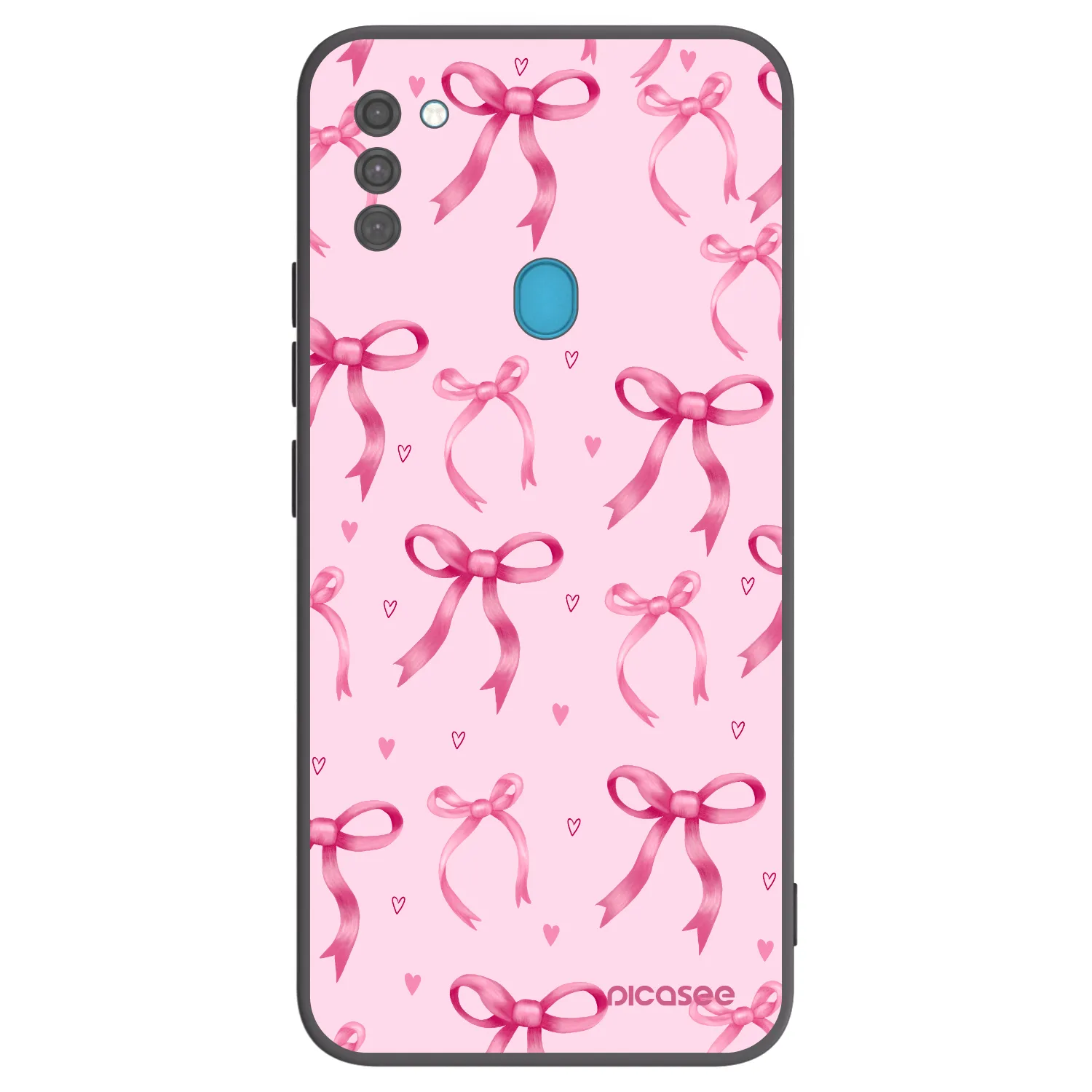 Picasee silikónový čierny obal pre Samsung Galaxy M11 - Bow Aesthetic