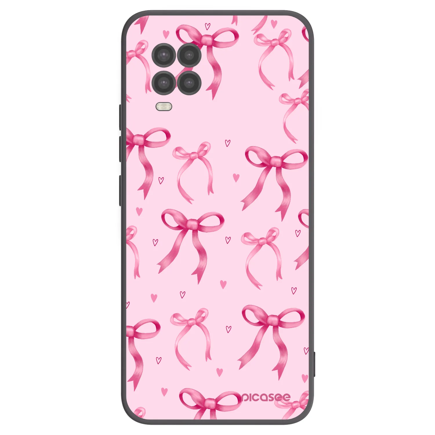 Picasee silikónový čierny obal pre Xiaomi Mi 10 Lite - Bow Aesthetic