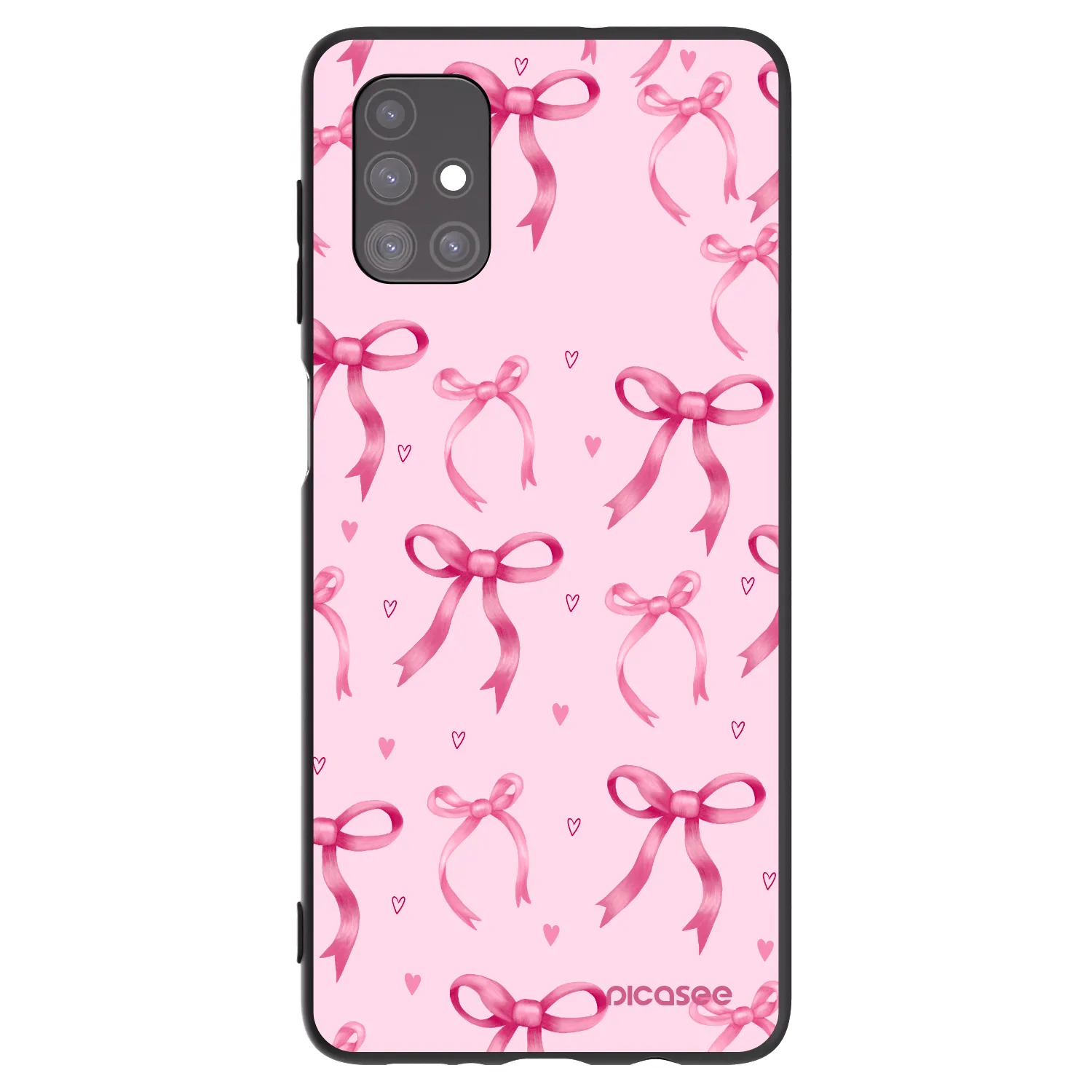 Picasee silikónový čierny obal pre Samsung Galaxy M51 M515F - Bow Aesthetic