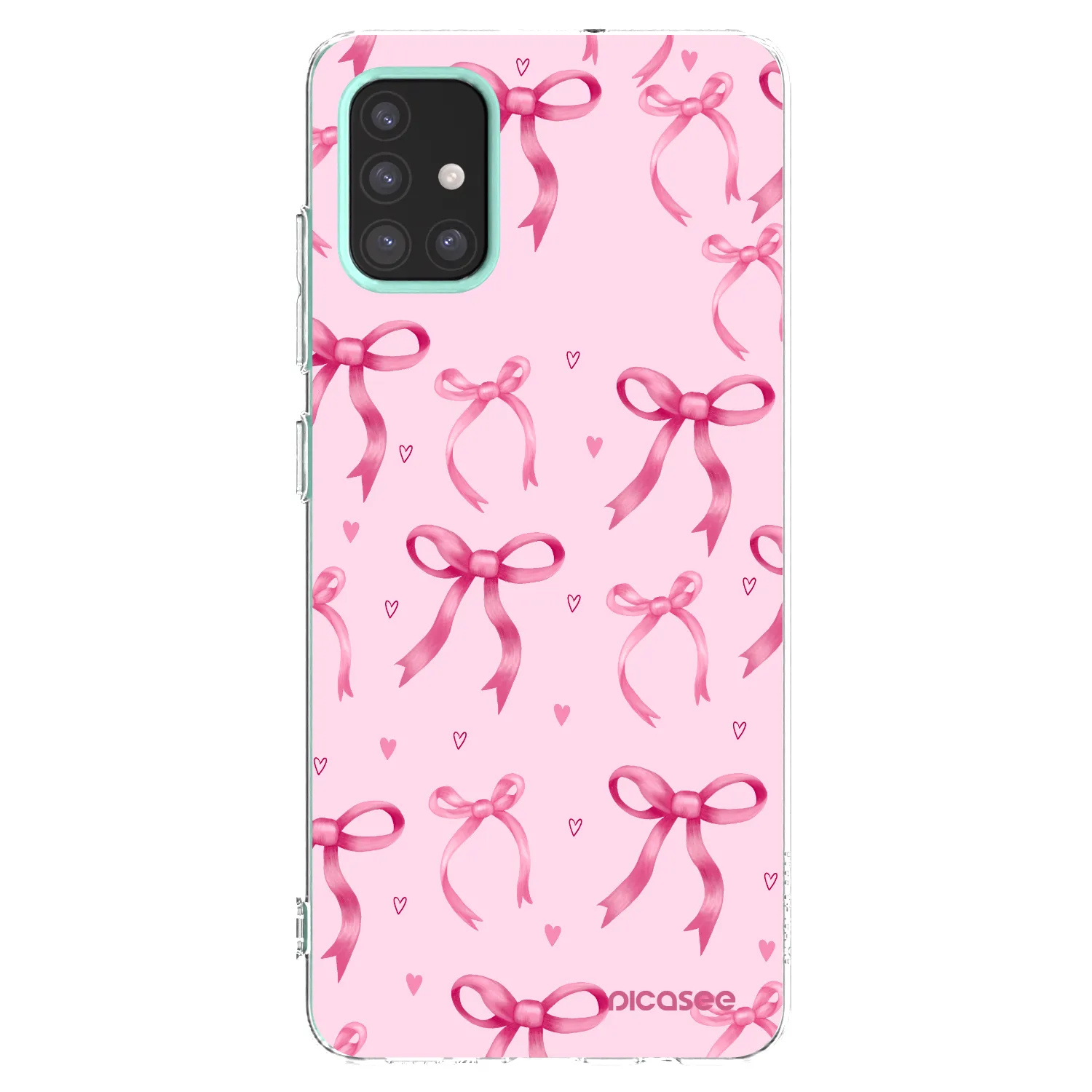 Picasee silikónový prehľadný obal pre Samsung Galaxy M31s - Bow Aesthetic