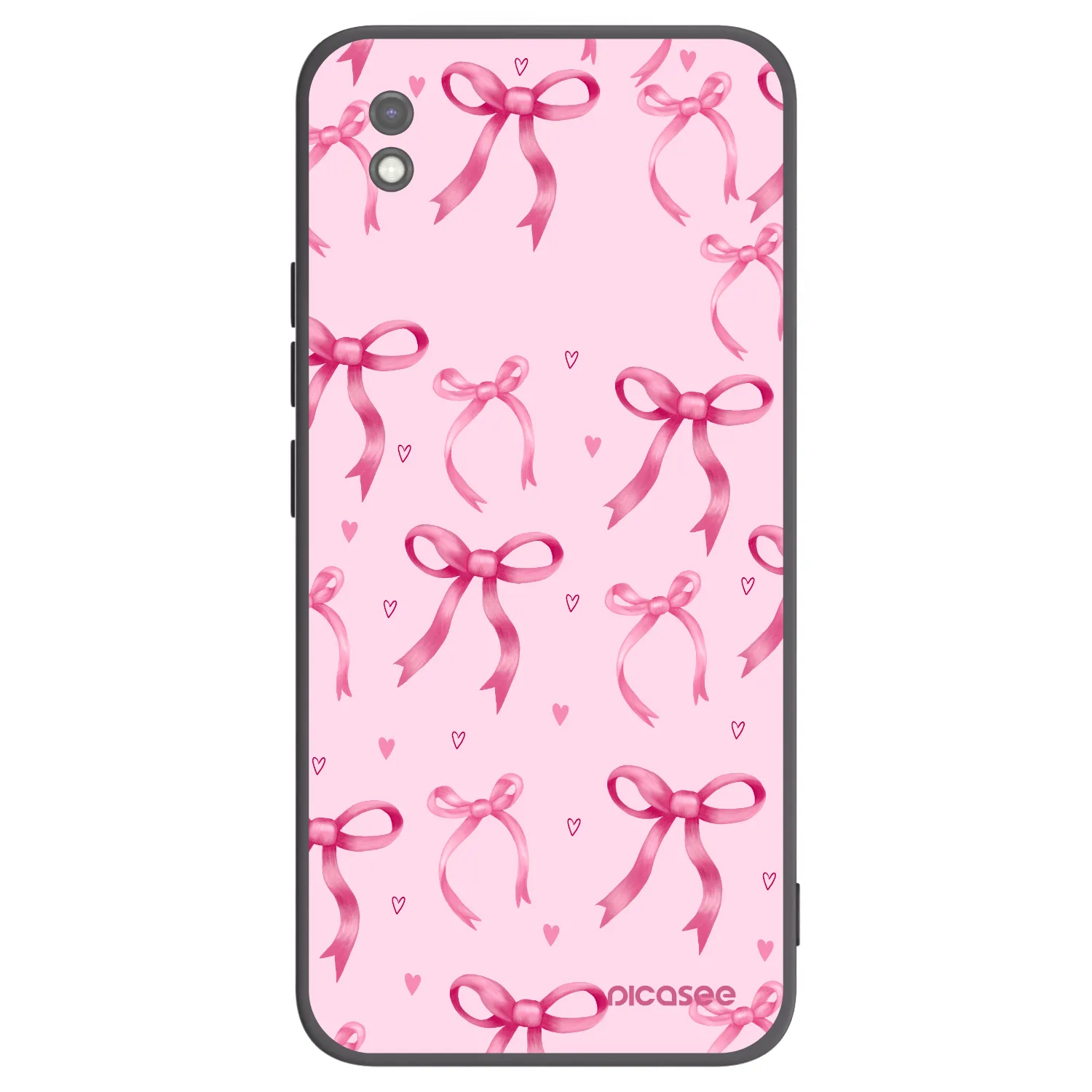 Picasee silikónový čierny obal pre Xiaomi Redmi 9AT - Bow Aesthetic