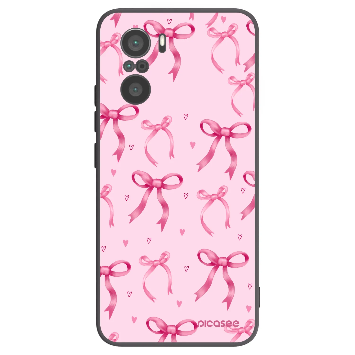 Picasee silikónový čierny obal pre Xiaomi Poco F3 - Bow Aesthetic