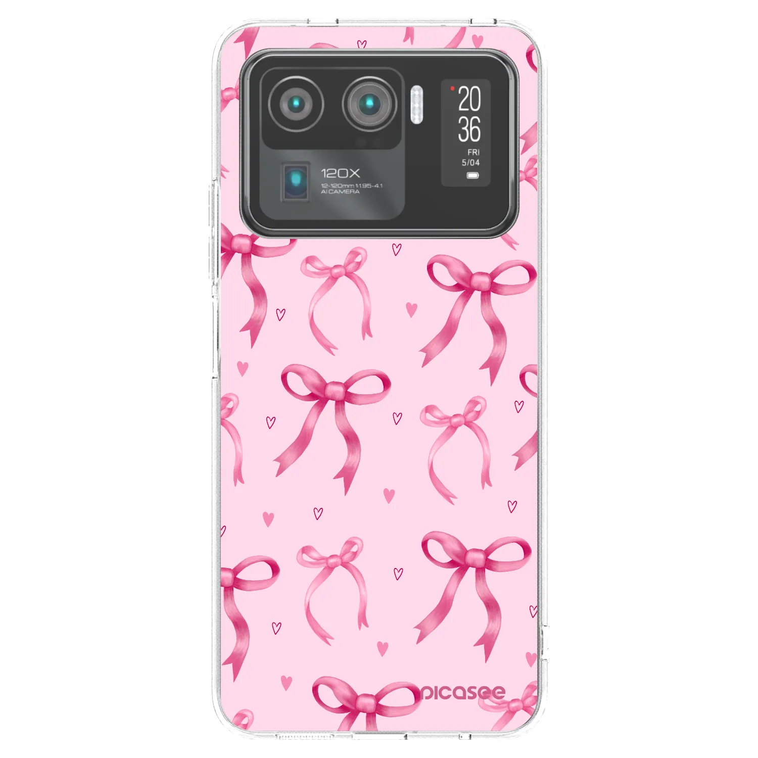 Picasee silikónový prehľadný obal pre Xiaomi Mi 11 Ultra - Bow Aesthetic