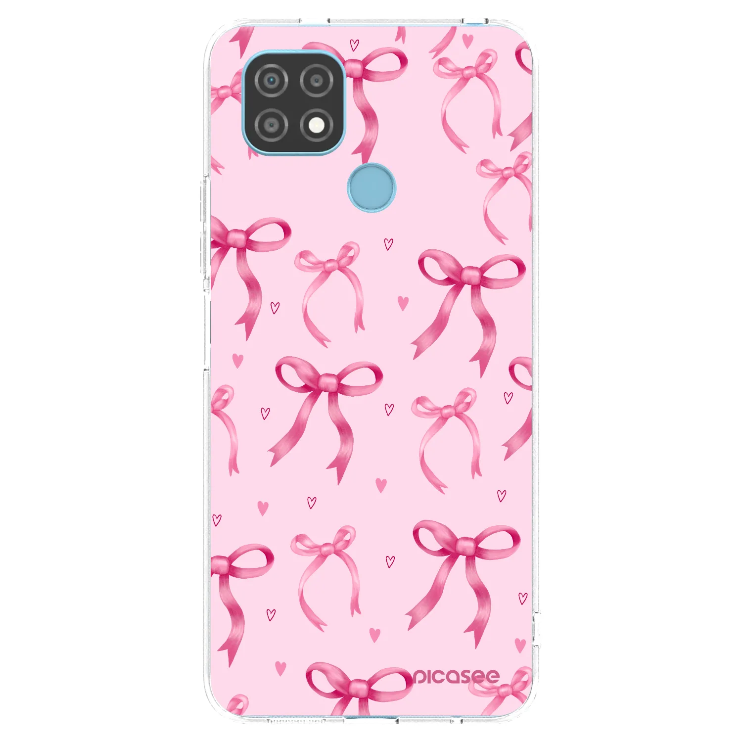 Picasee silikónový prehľadný obal pre Realme C21 - Bow Aesthetic