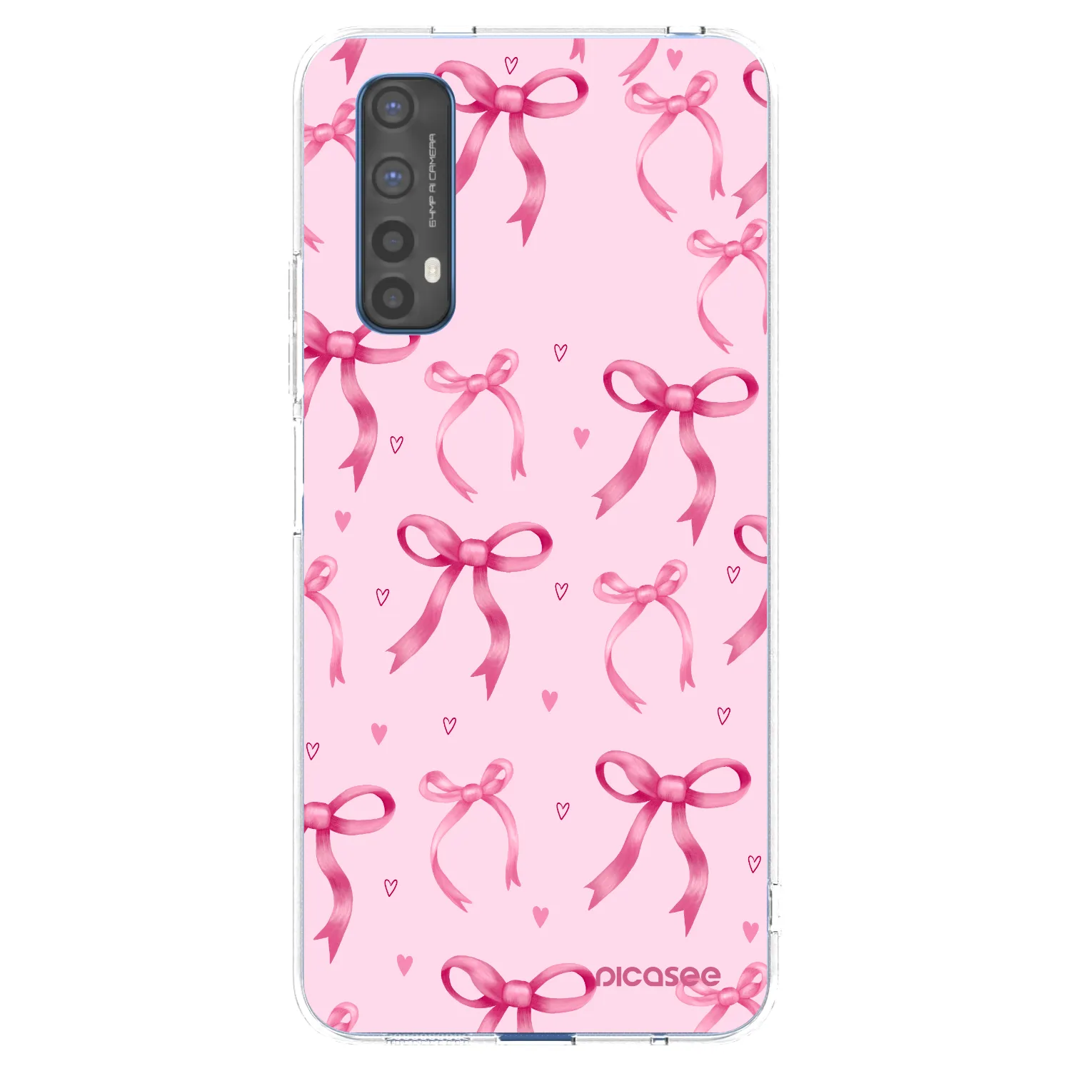 Picasee silikónový prehľadný obal pre Realme 7 - Bow Aesthetic