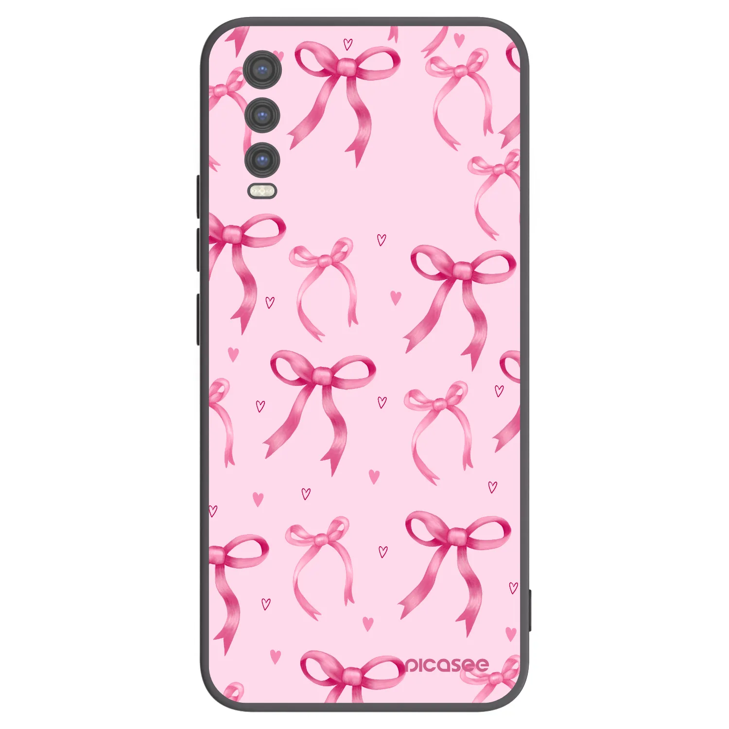 Picasee silikónový čierny obal pre Vivo Y20s - Bow Aesthetic