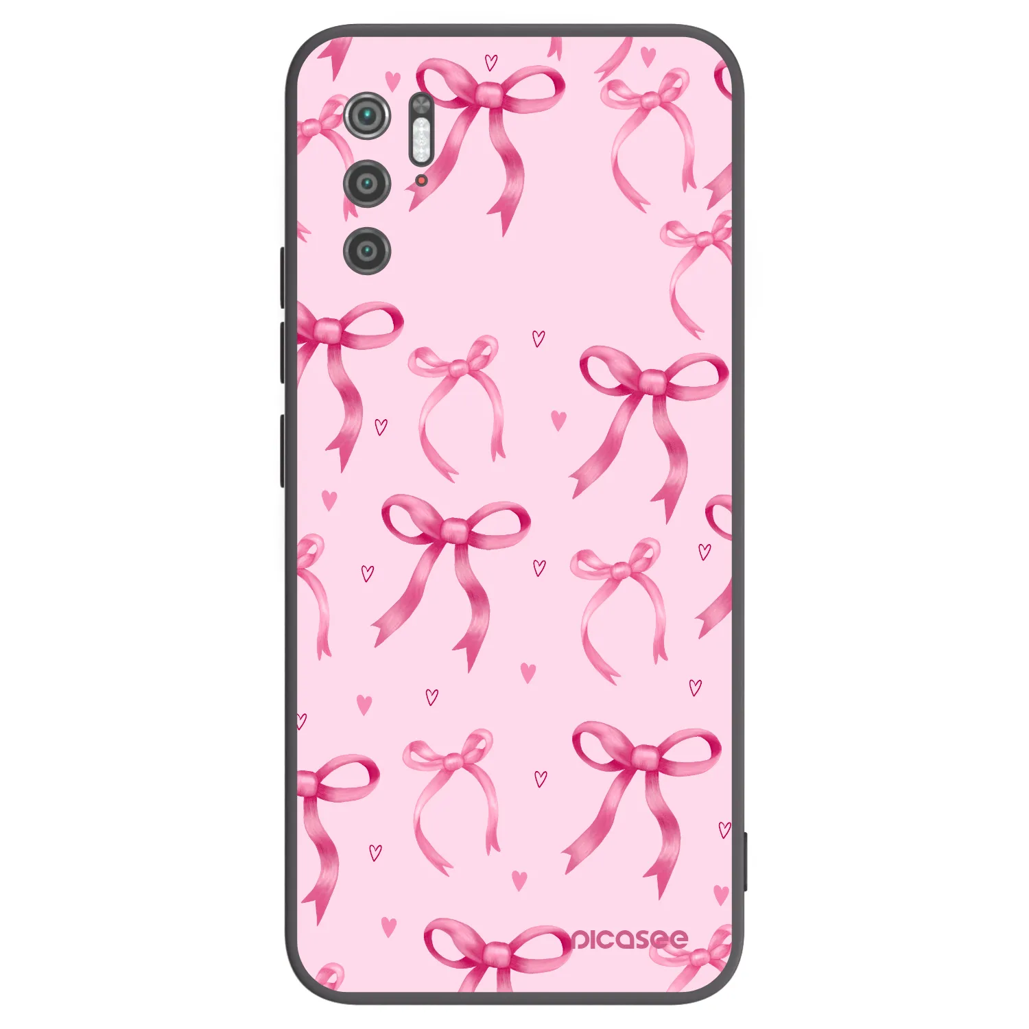 Picasee silikónový čierny obal pre Xiaomi Poco M3 Pro 5G - Bow Aesthetic