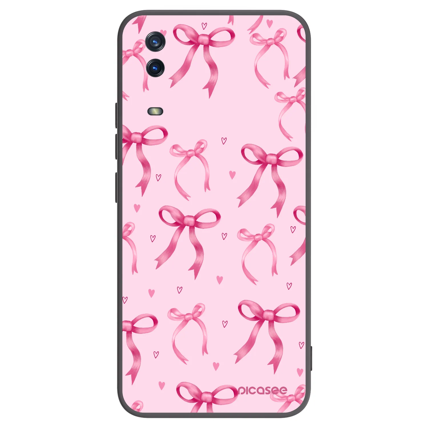 Picasee silikónový čierny obal pre Vivo Y11s - Bow Aesthetic