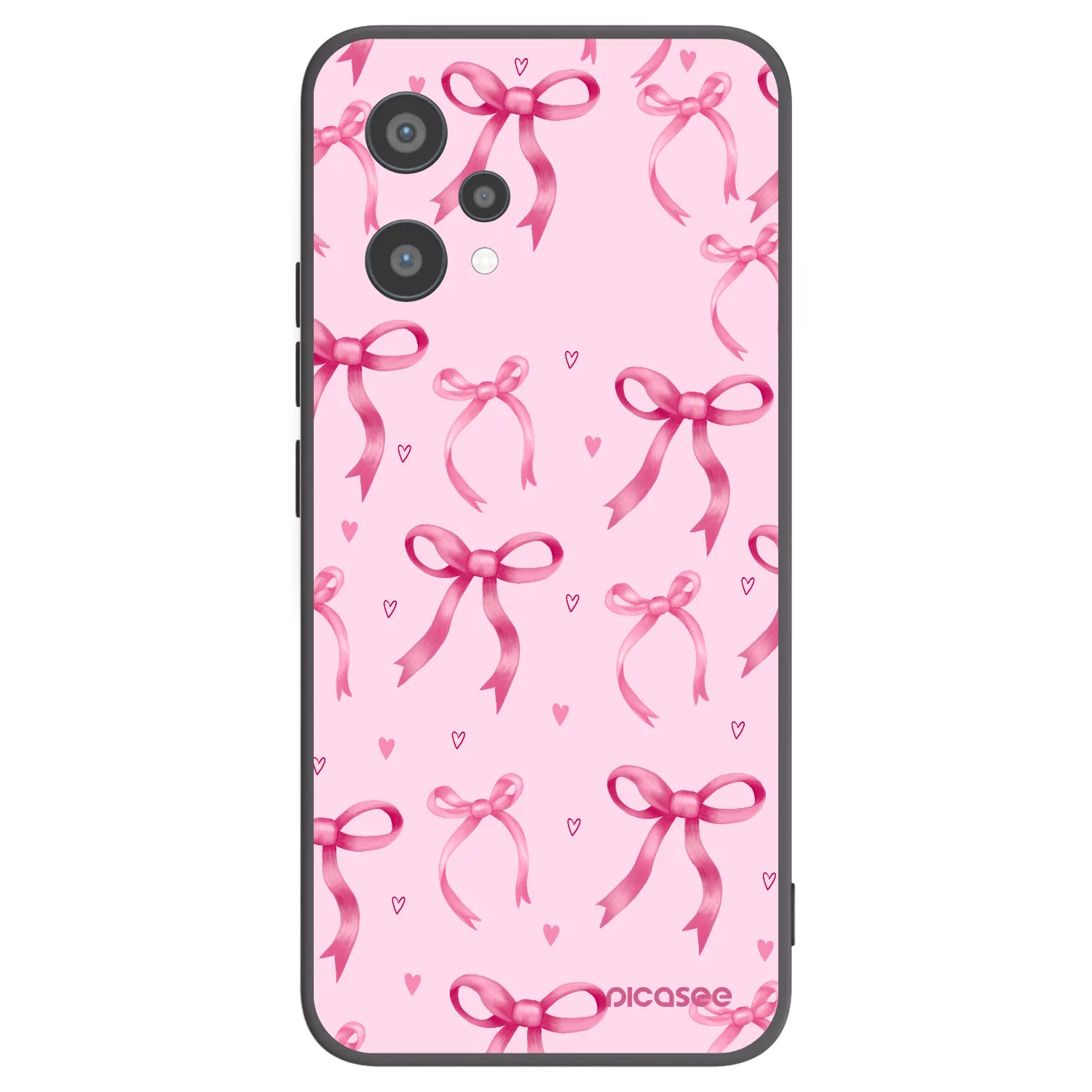 Picasee silikónový čierny obal pre Realme 9 Pro 5G - Bow Aesthetic