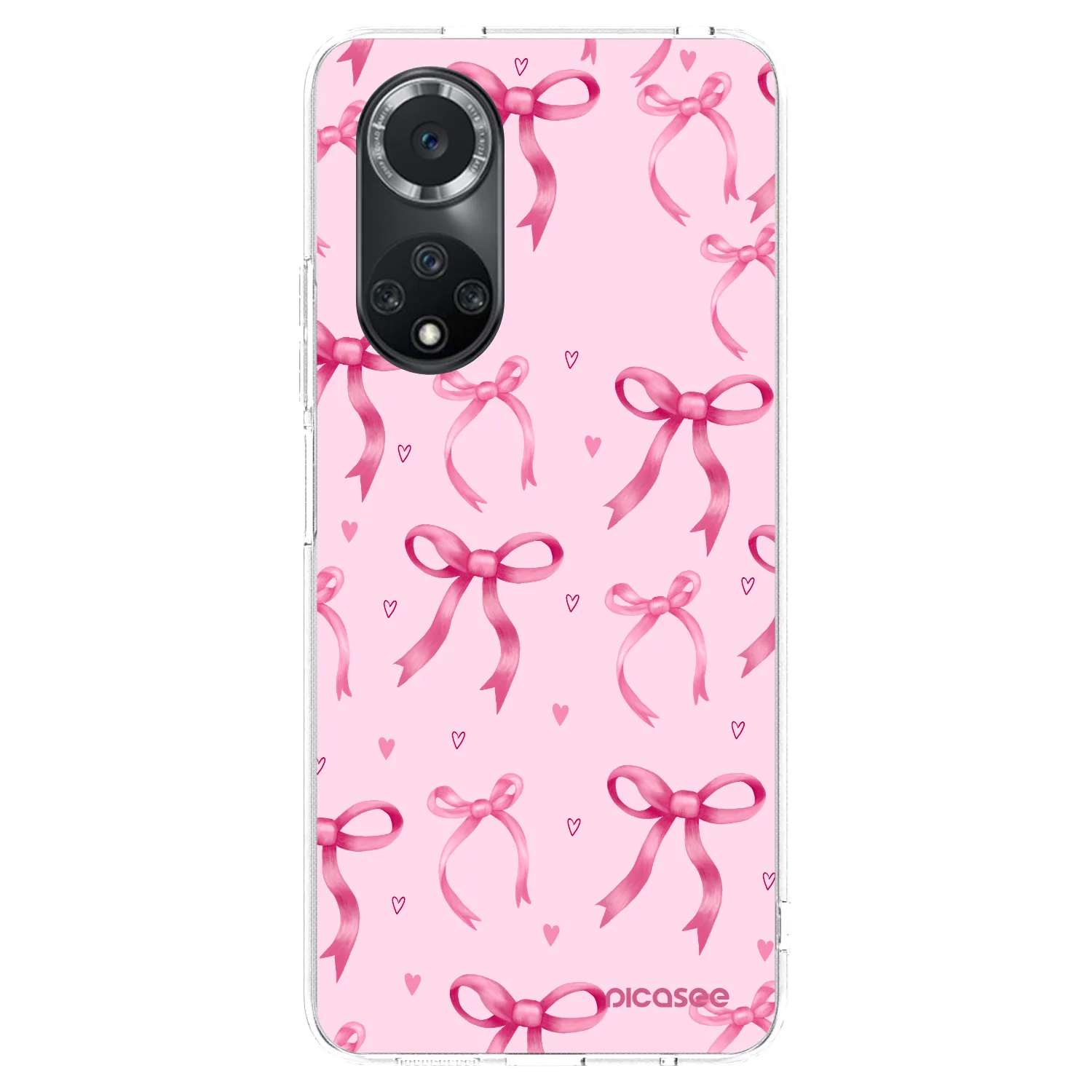 Silikónový prehľadný obal pre Huawei Nova 9 SE - Bow Aesthetic