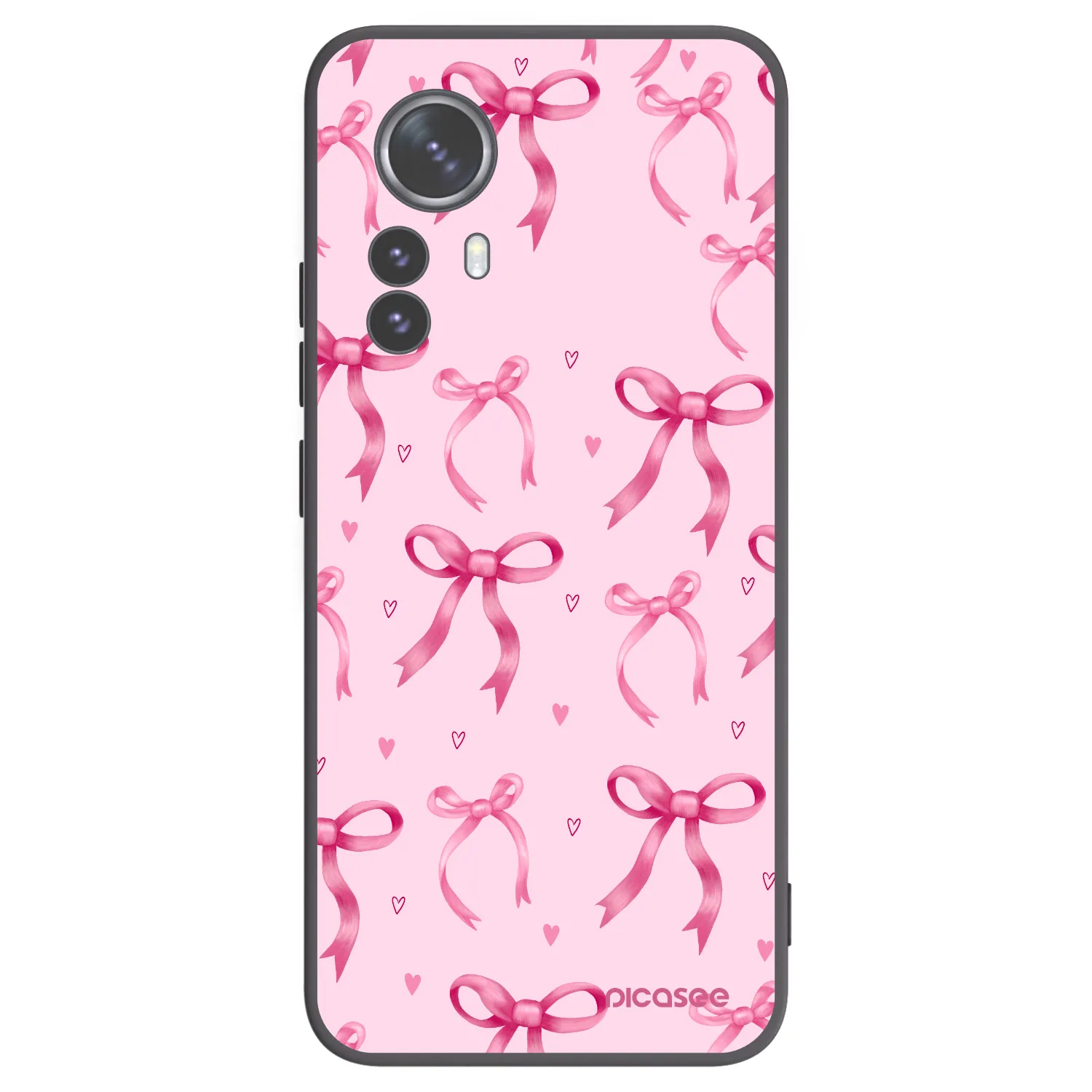 Picasee silikónový čierny obal pre Xiaomi 12 Pro - Bow Aesthetic