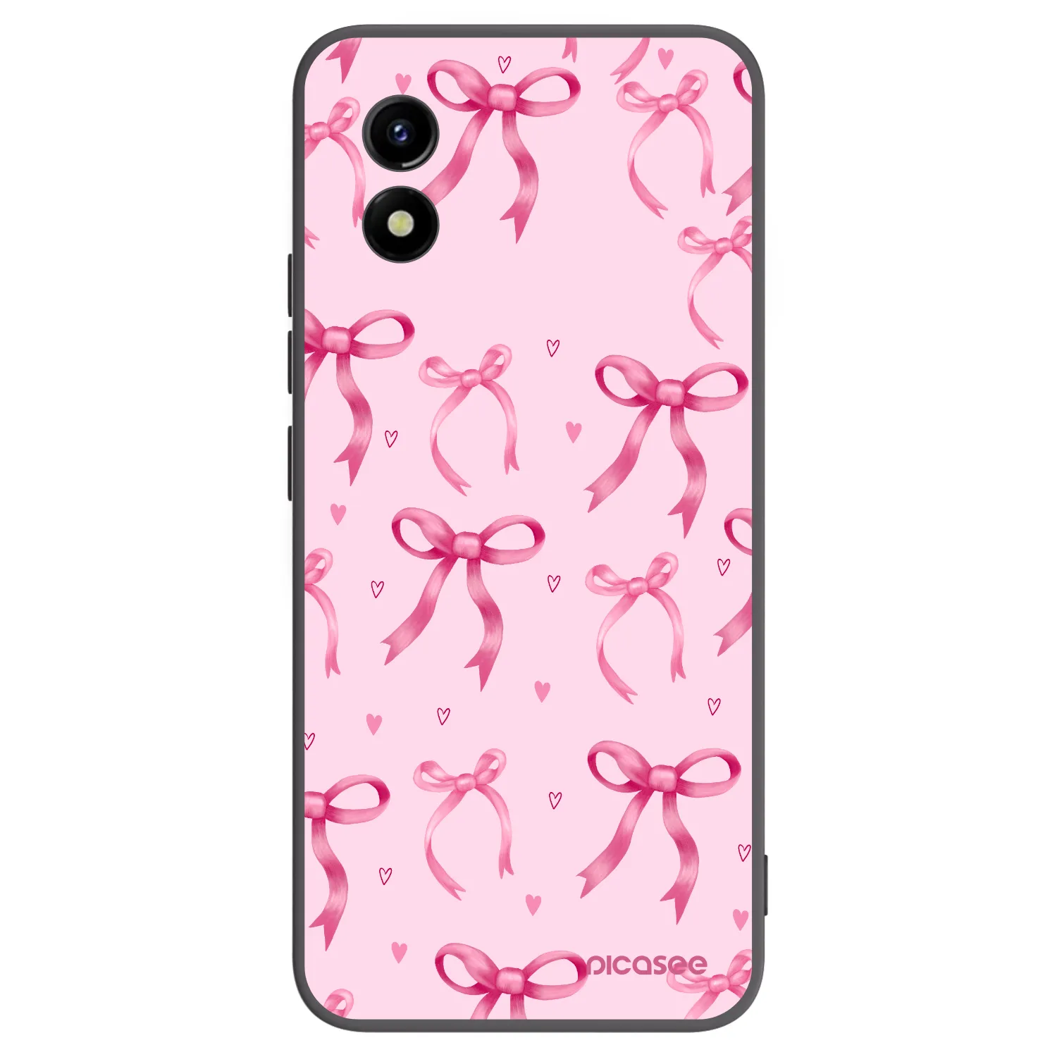 Picasee silikónový čierny obal pre Vivo Y01 - Bow Aesthetic