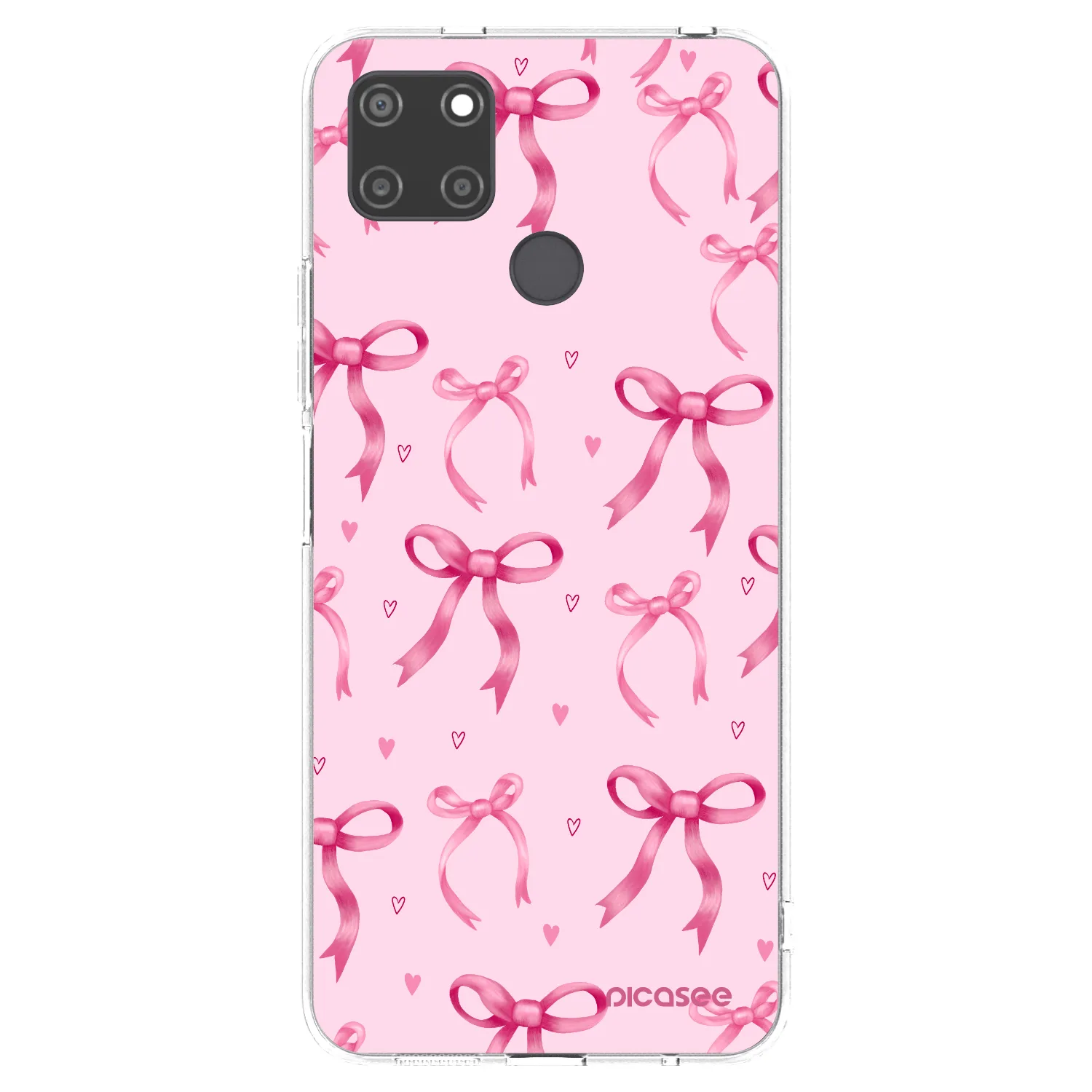 Picasee silikónový prehľadný obal pre Realme C21Y - Bow Aesthetic