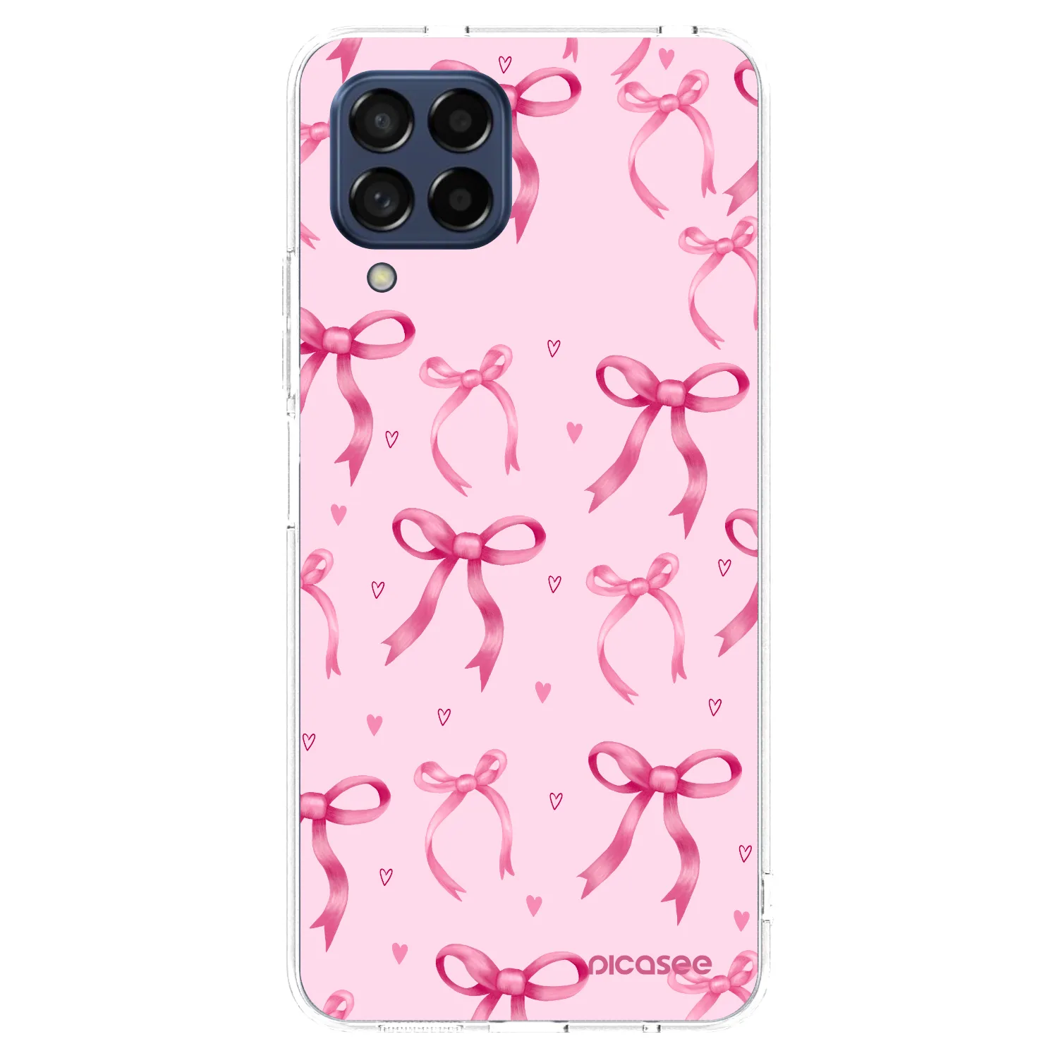 Picasee silikónový prehľadný obal pre Samsung Galaxy M53 5G - Bow Aesthetic