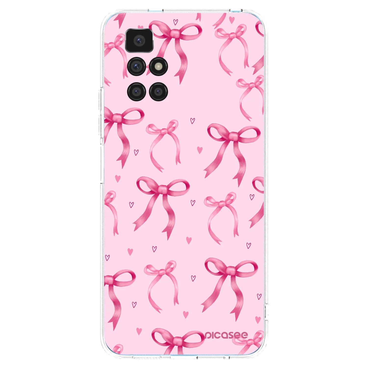 Picasee silikónový prehľadný obal pre Xiaomi Redmi 10 (2022) - Bow Aesthetic