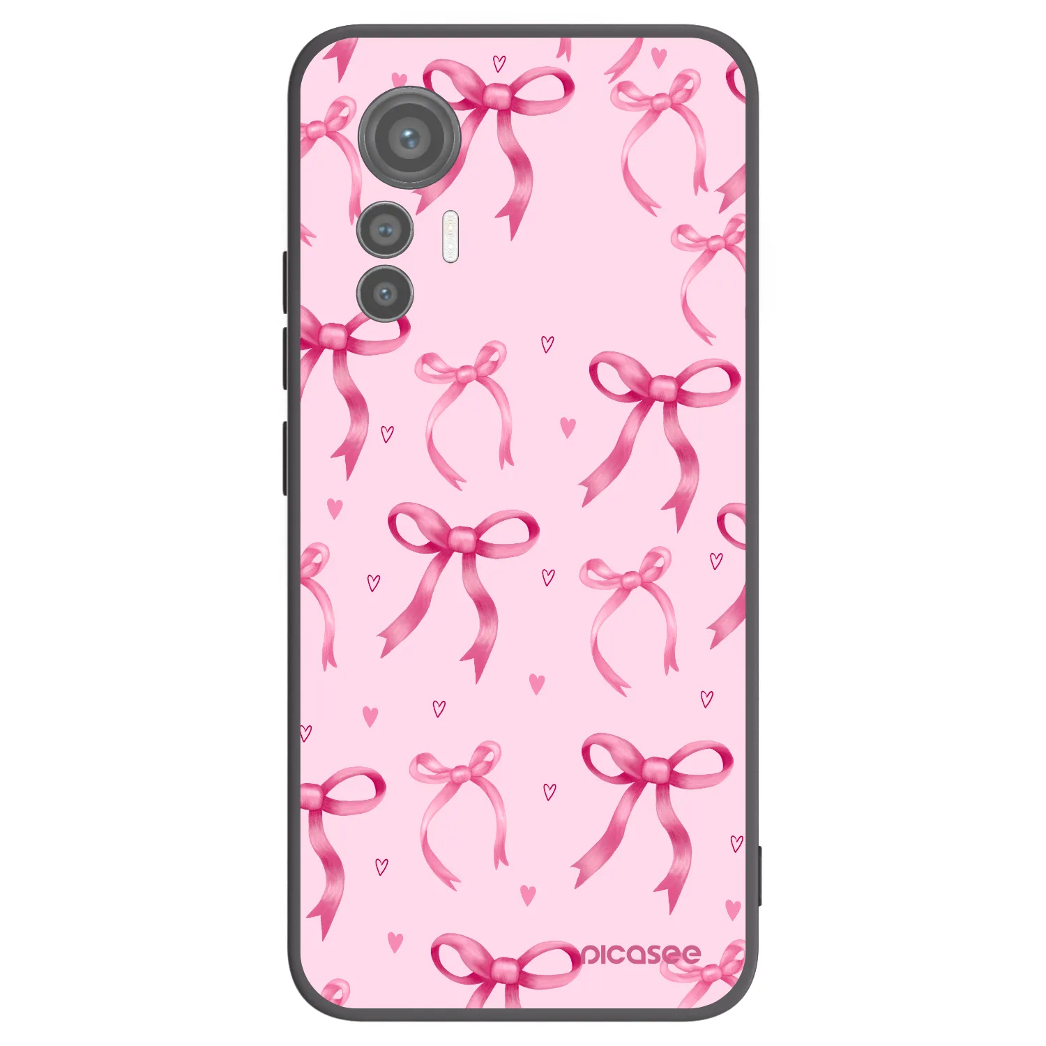Picasee silikónový čierny obal pre Xiaomi 12 Lite - Bow Aesthetic