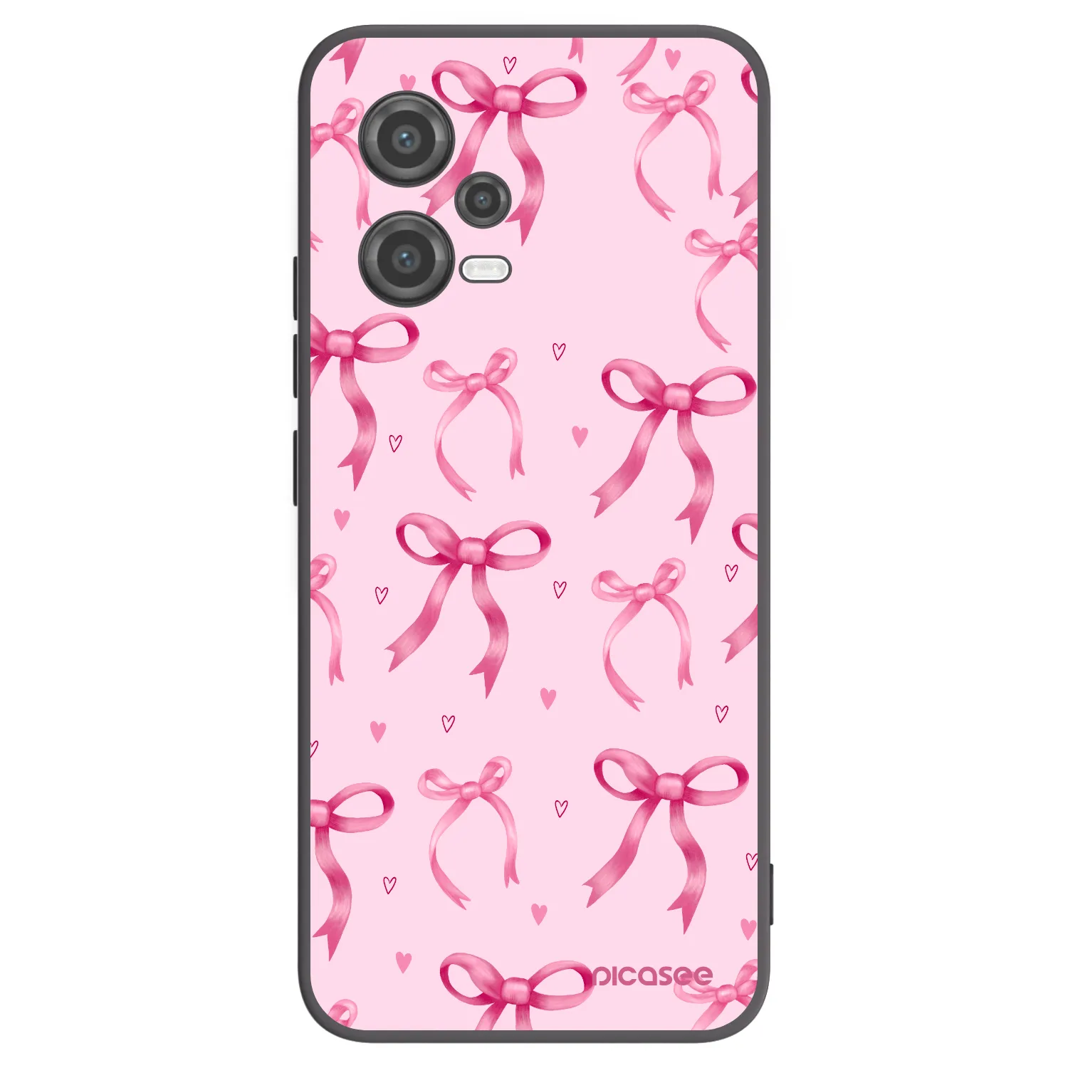 Picasee silikónový čierny obal pre Xiaomi Poco X5 - Bow Aesthetic